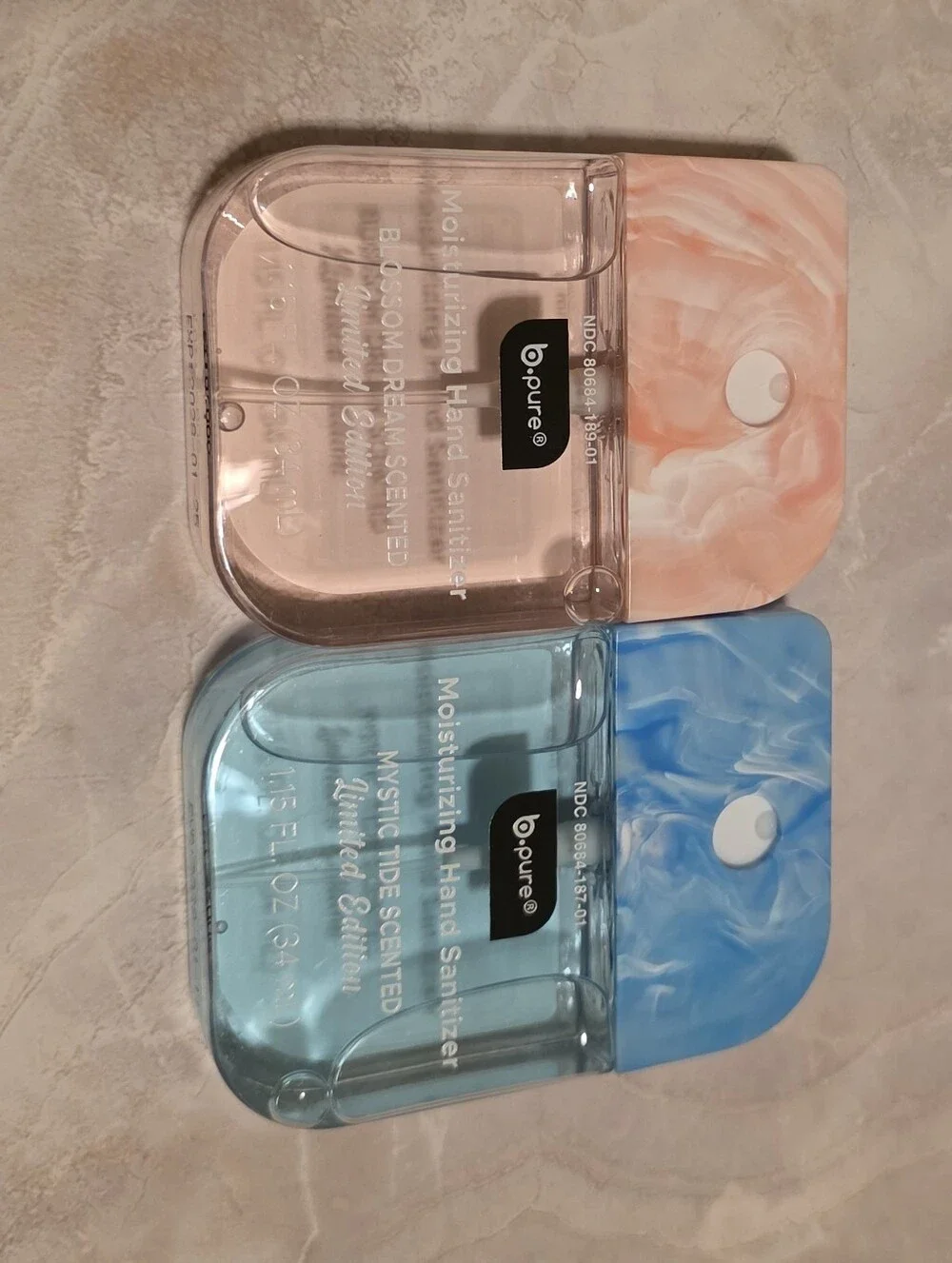 NWT Two limited edition b.pure moisturizing hand sanitizers